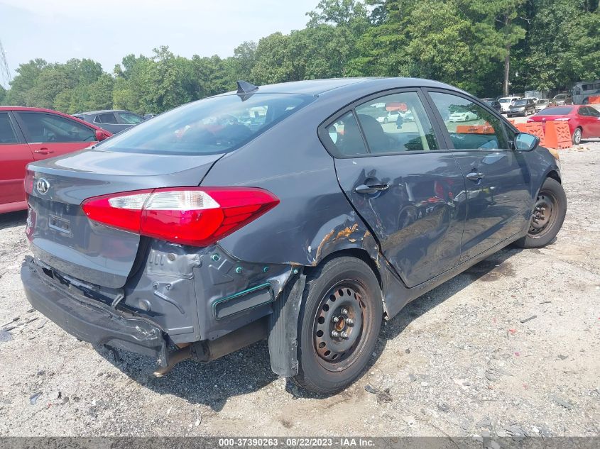 2016 KIA FORTE LX - KNAFK4A64G5593144