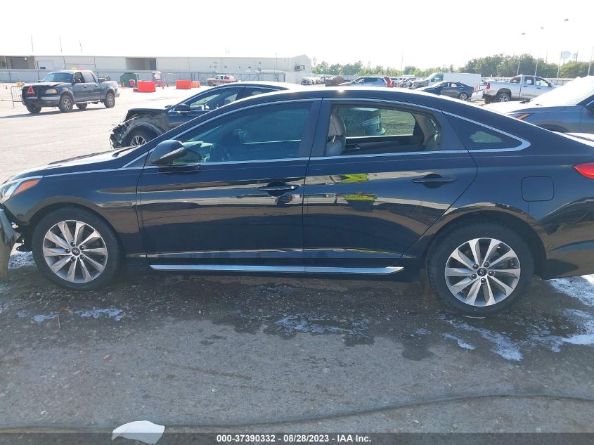 2016 HYUNDAI SONATA 2.4L SPORT - 5NPE34AF8GH328769