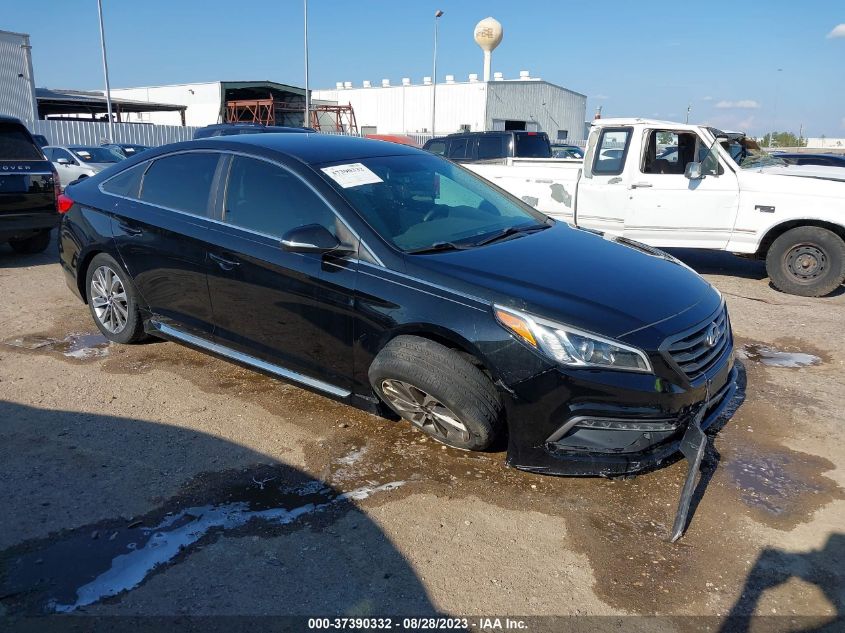 2016 HYUNDAI SONATA 2.4L SPORT - 5NPE34AF8GH328769