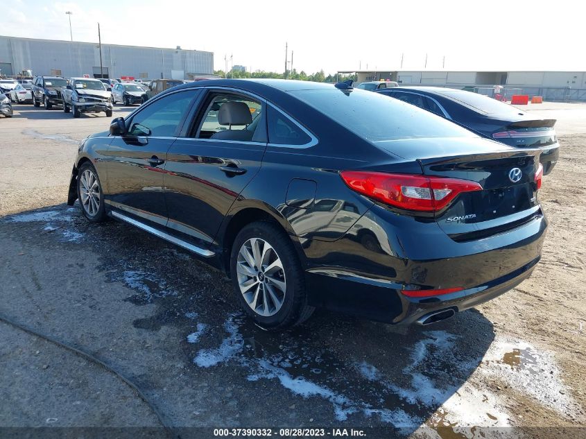 2016 HYUNDAI SONATA 2.4L SPORT - 5NPE34AF8GH328769