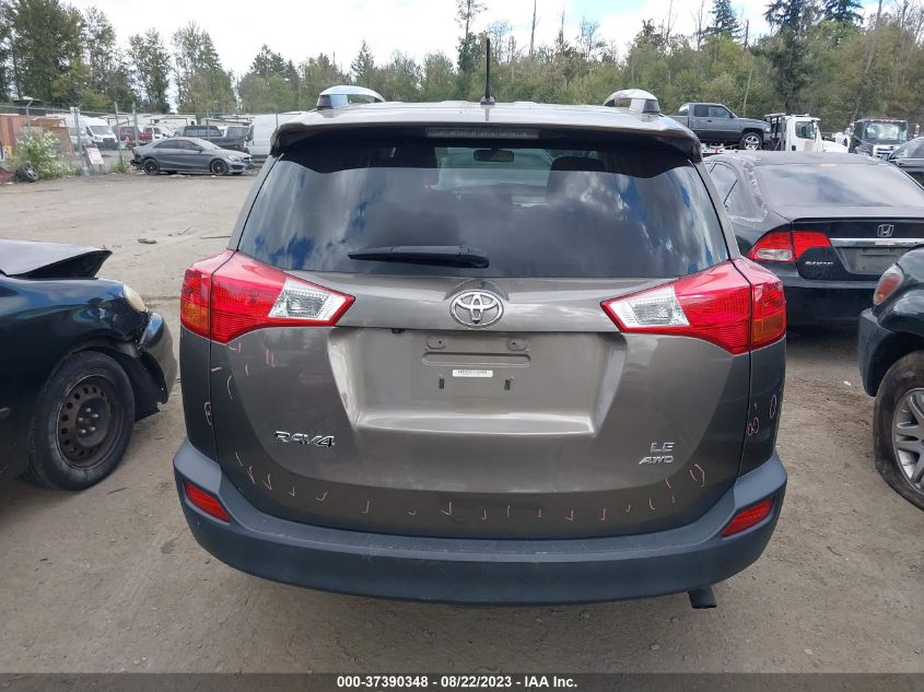 2013 TOYOTA RAV4 LE - JTMBFREV0D5001903