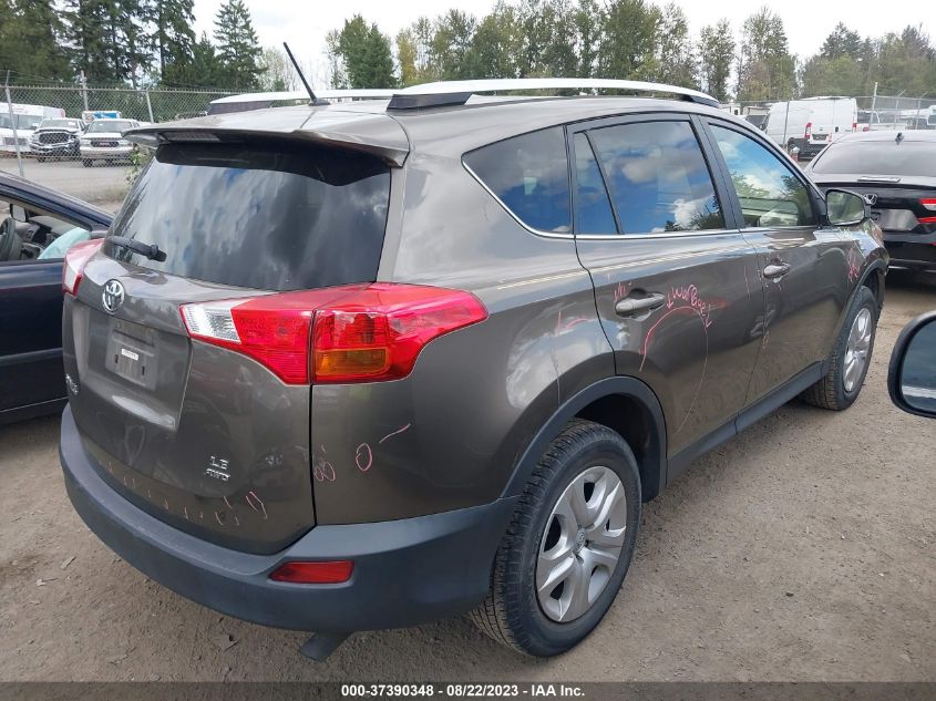 2013 TOYOTA RAV4 LE - JTMBFREV0D5001903