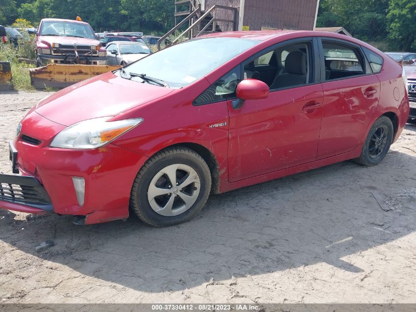 2013 TOYOTA PRIUS ONE/TWO/THREE/FOUR/FIVE - JTDKN3DUXD5677137