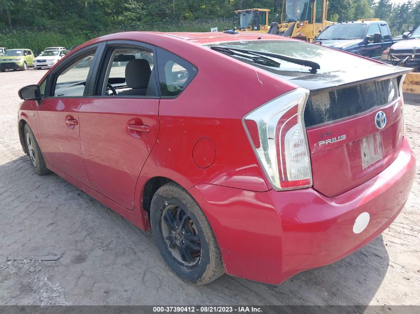 2013 TOYOTA PRIUS ONE/TWO/THREE/FOUR/FIVE - JTDKN3DUXD5677137