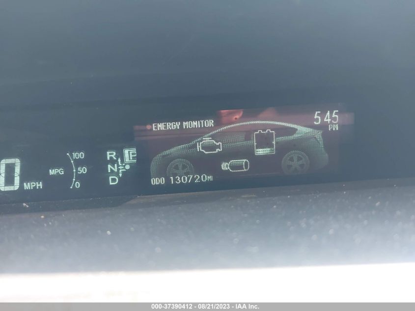 2013 TOYOTA PRIUS ONE/TWO/THREE/FOUR/FIVE - JTDKN3DUXD5677137