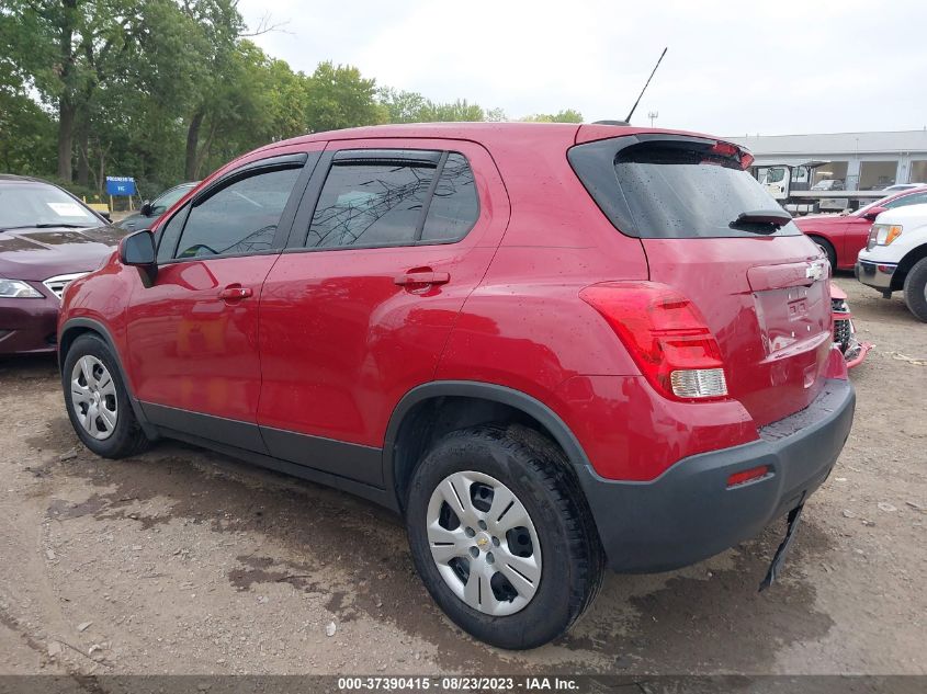 2015 CHEVROLET TRAX LS - KL7CJKSB3FB131924