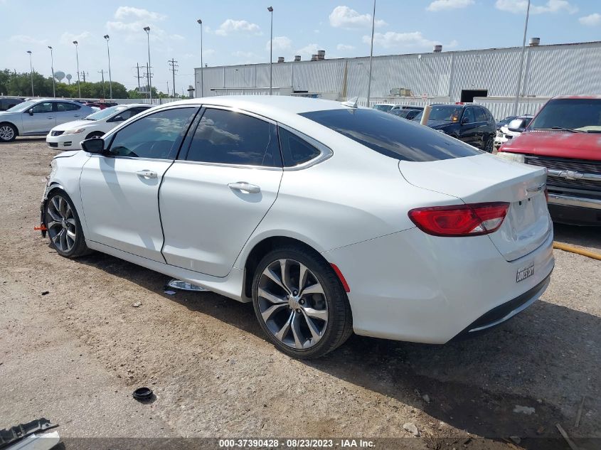 2015 CHRYSLER 200 C - 1C3CCCCBXFN593093