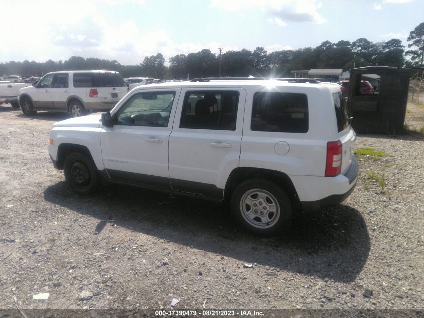 2016 JEEP PATRIOT SPORT - 1C4NJPBA9GD753787