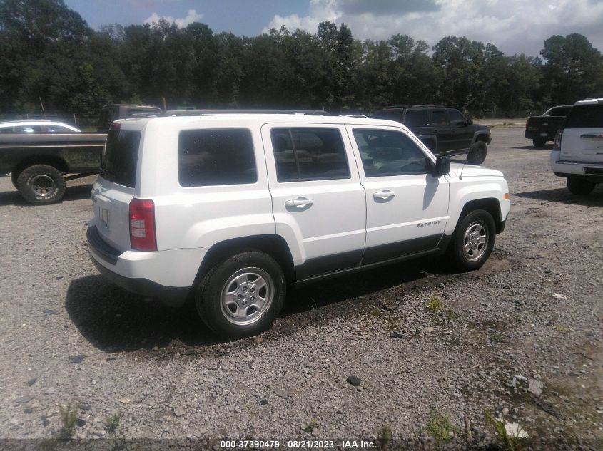 2016 JEEP PATRIOT SPORT - 1C4NJPBA9GD753787