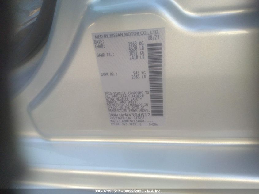2024 NISSAN ALTIMA 2.5 S - 1N4BL4BV6RN304617