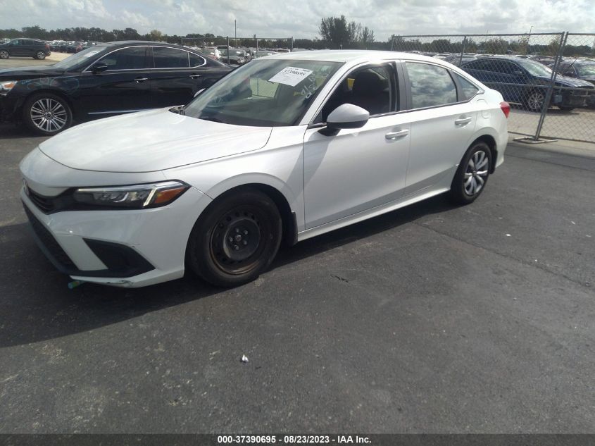2022 HONDA CIVIC SEDAN LX - 2HGFE2F26NH559461