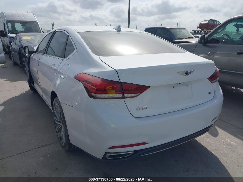 2018 GENESIS G80 3.8L KMHGN4JE1JU268336