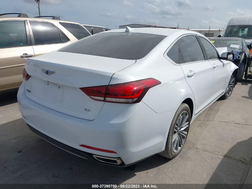 2018 GENESIS G80 3.8L KMHGN4JE1JU268336