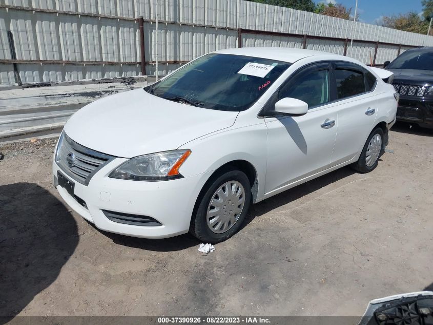 2015 NISSAN SENTRA S - 3N1AB7AP1FY322554