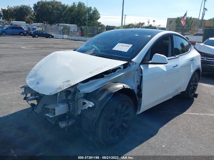 2021 TESLA MODEL Y LONG RANGE - 5YJYGDEE3MF260457