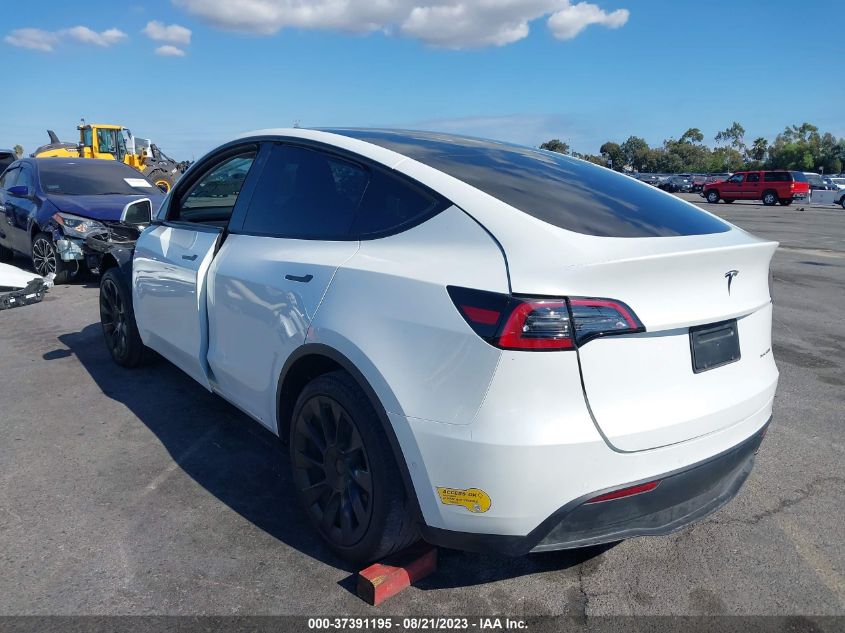 2021 TESLA MODEL Y LONG RANGE - 5YJYGDEE3MF260457