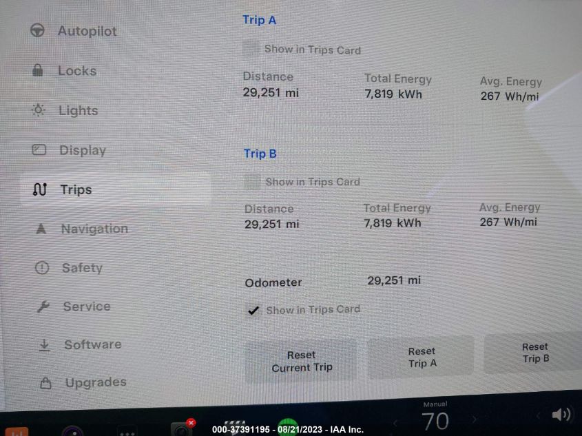 2021 TESLA MODEL Y LONG RANGE - 5YJYGDEE3MF260457