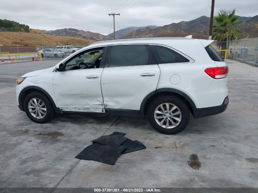 2018 KIA SORENTO LX - 5XYPG4A37JG348304