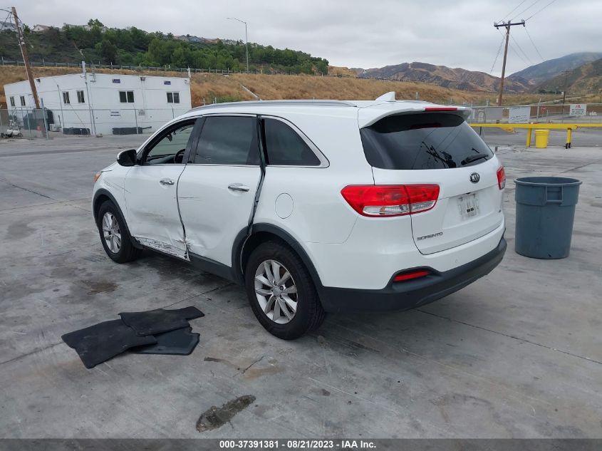 2018 KIA SORENTO LX - 5XYPG4A37JG348304