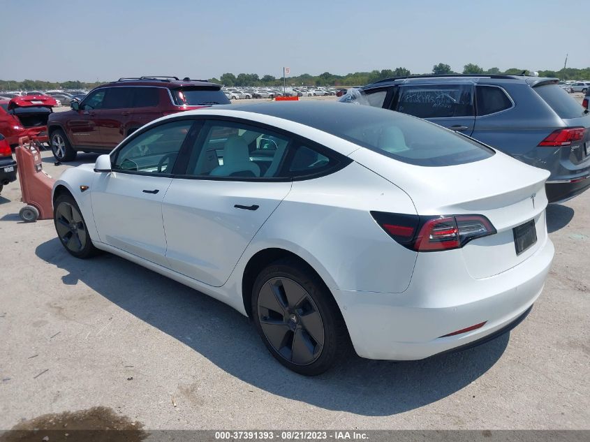 2022 TESLA MODEL 3 - 5YJ3E1EA6NF336816