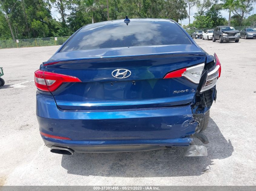 2016 HYUNDAI SONATA 2.4L SPORT - 5NPE34AF3GH320692