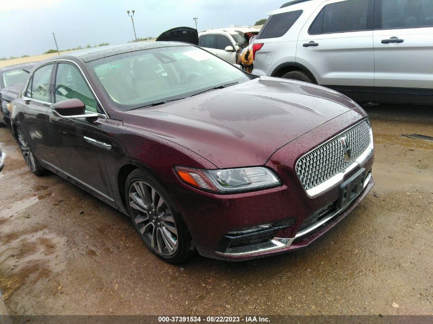 2017 LINCOLN CONTINENTAL RESERVE - 1LN6L9RP7H5624085