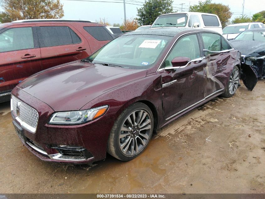 2017 LINCOLN CONTINENTAL RESERVE - 1LN6L9RP7H5624085