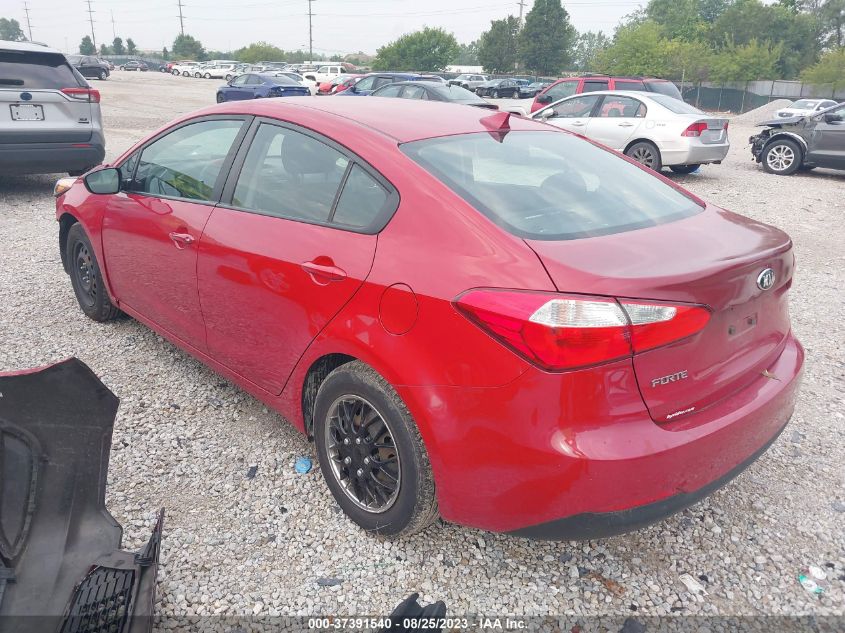 2016 KIA FORTE LX - KNAFK4A64G5568048