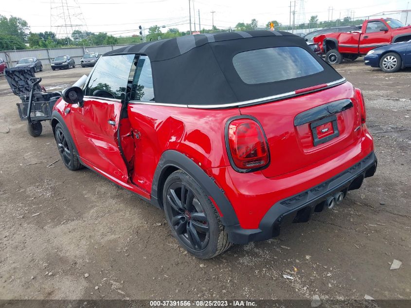 2023 MINI CONVERTIBLE JOHN COOPER WORKS WMW63DL06P3P54692