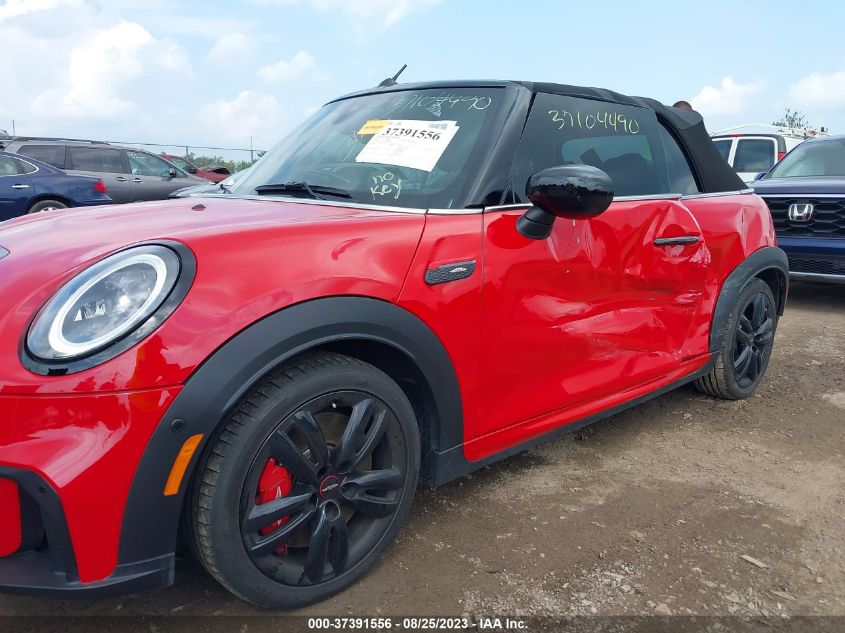 2023 MINI CONVERTIBLE JOHN COOPER WORKS WMW63DL06P3P54692