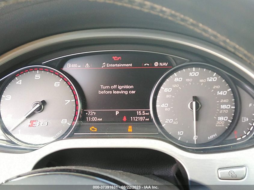 2013 AUDI S8 WAUD2AFD3DN009602