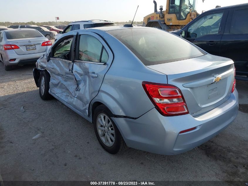 2018 CHEVROLET SONIC LT - 1G1JD5SH9J4102991