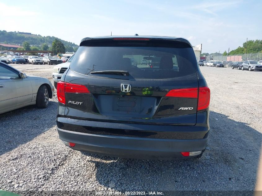 2016 HONDA PILOT EX-L - 5FNYF6H87GB047522