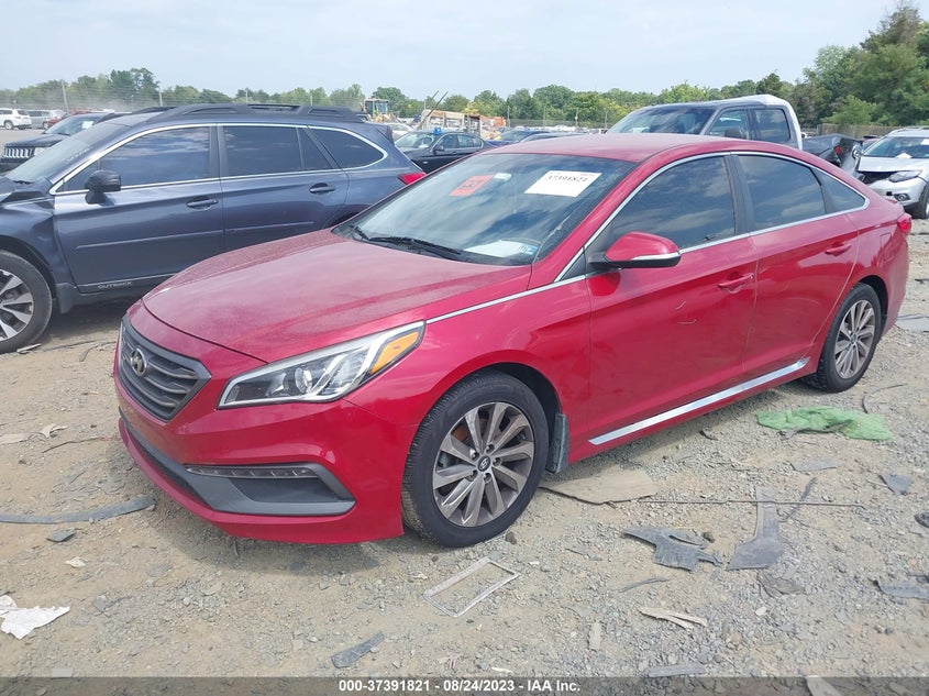 VIN 5NPE34AF4HH454516 2017 HYUNDAI SONATA SPORT