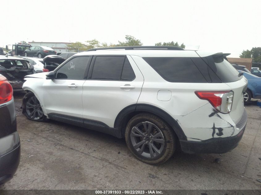 2022 FORD EXPLORER XLT - 1FMSK8DH5NGB49144