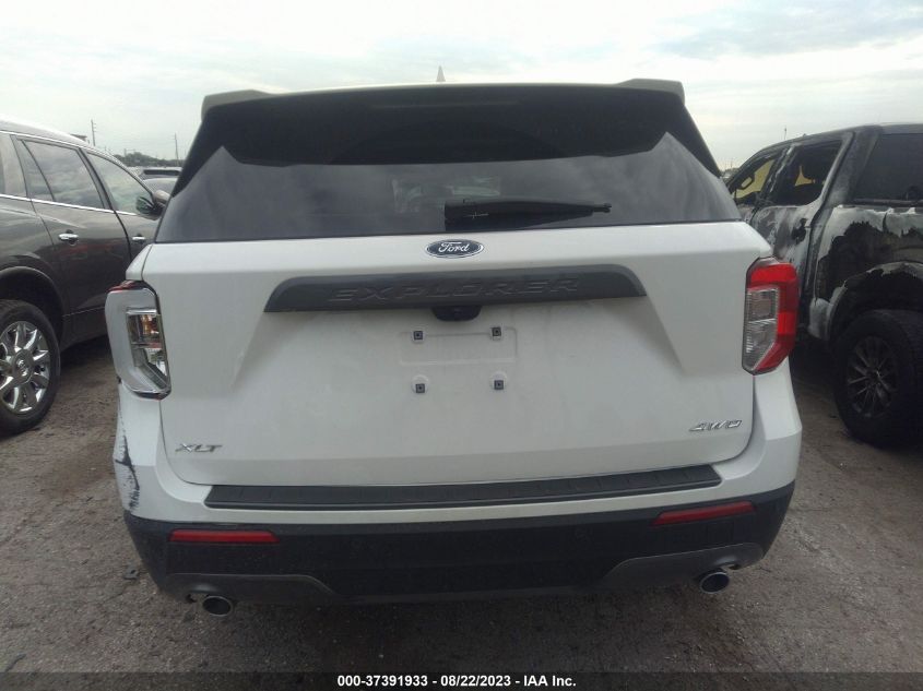 2022 FORD EXPLORER XLT - 1FMSK8DH5NGB49144