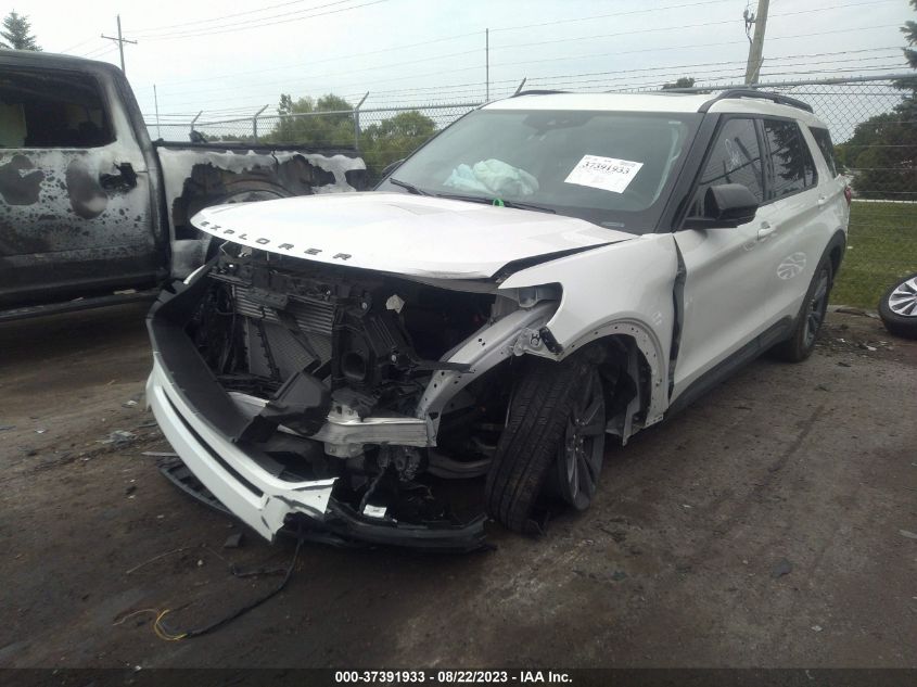 2022 FORD EXPLORER XLT - 1FMSK8DH5NGB49144