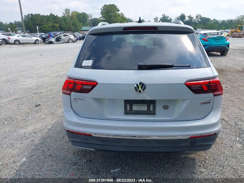 2018 VOLKSWAGEN TIGUAN SEL/SE - 3VV2B7AX6JM013942