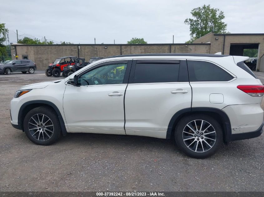 2017 TOYOTA HIGHLANDER XLE/SE - 5TDJZRFH6HS379008