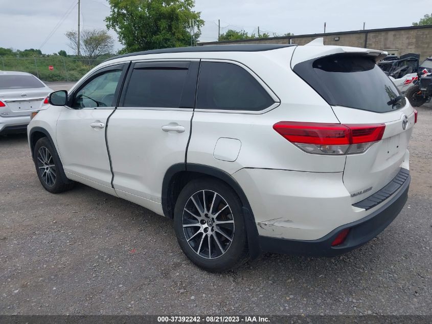 2017 TOYOTA HIGHLANDER XLE/SE - 5TDJZRFH6HS379008