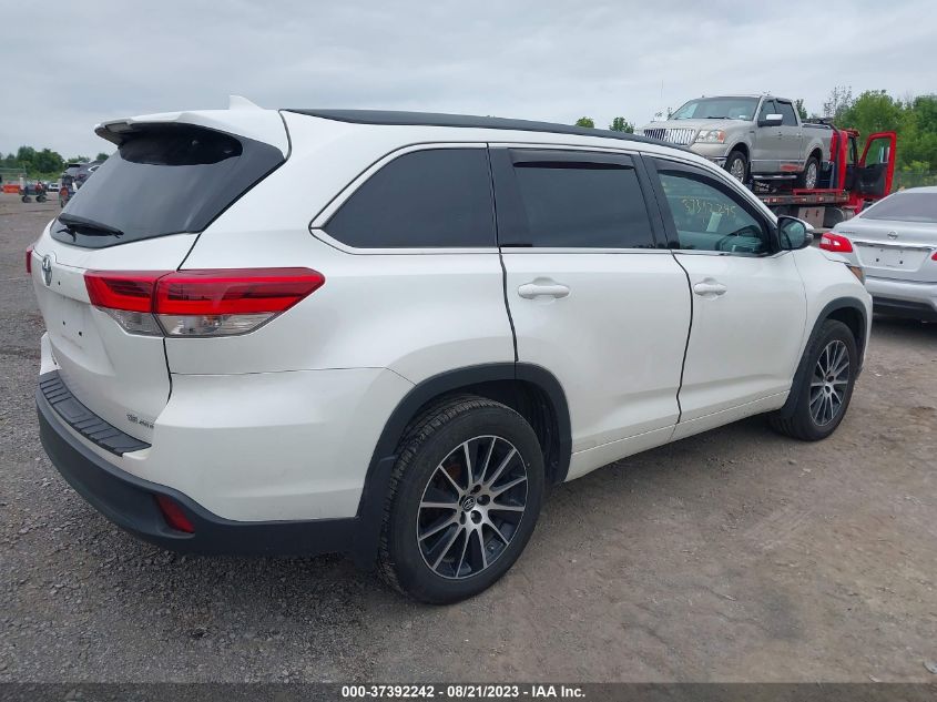 2017 TOYOTA HIGHLANDER XLE/SE - 5TDJZRFH6HS379008