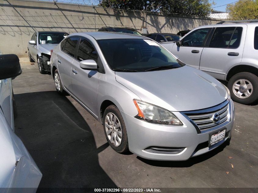 2013 NISSAN SENTRA S - 3N1AB7AP5DL745423