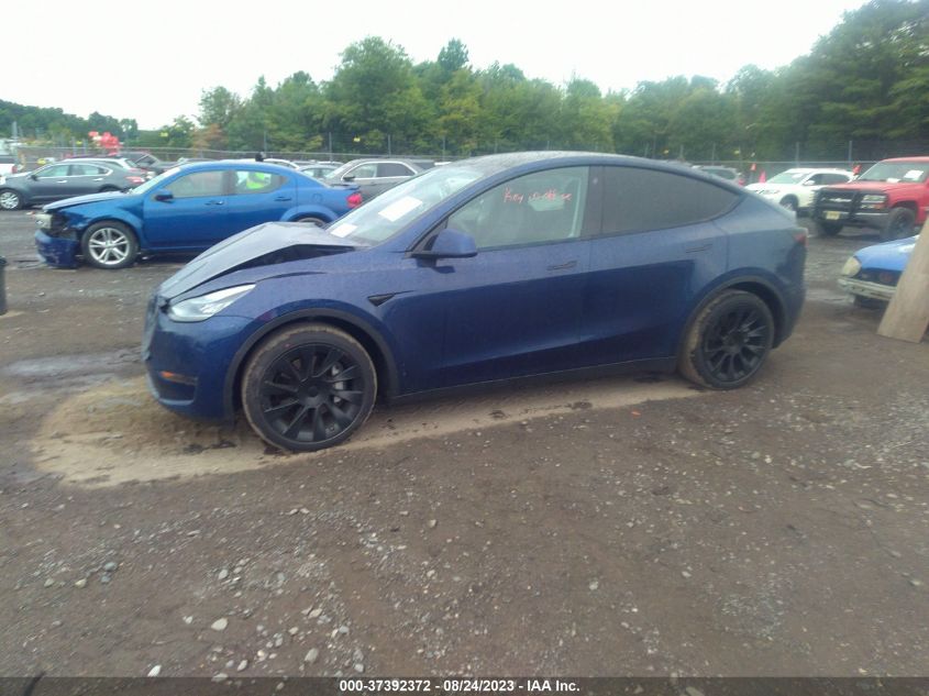 2021 TESLA MODEL Y LONG RANGE - 5YJYGDEE1MF125526