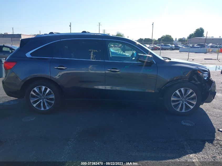 2016 ACURA MDX W/TECH/W/TECH - 5FRYD4H43GB048530