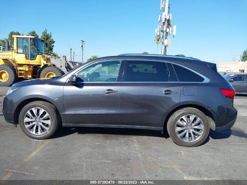 2016 ACURA MDX W/TECH/W/TECH - 5FRYD4H43GB048530