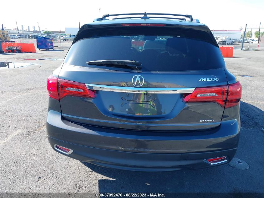 2016 ACURA MDX W/TECH/W/TECH - 5FRYD4H43GB048530