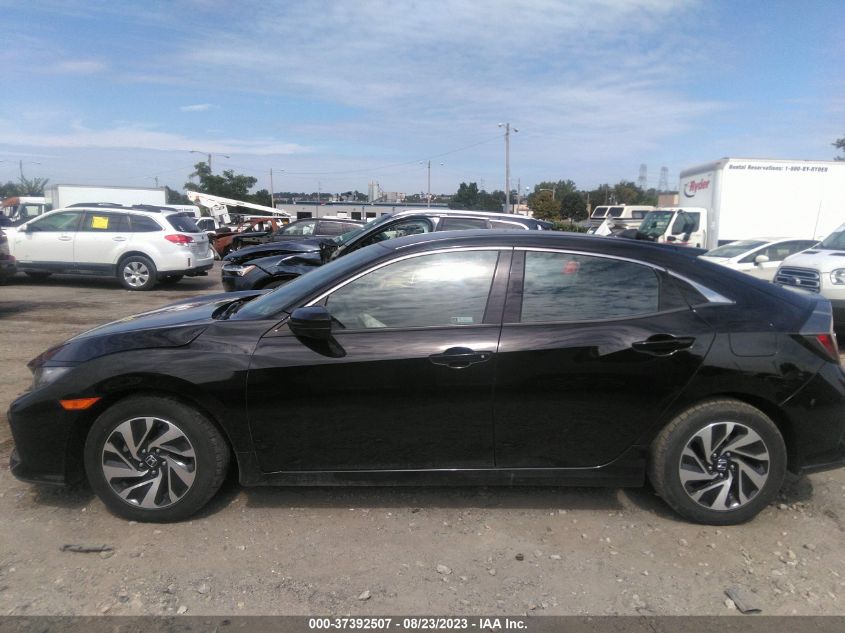 2019 HONDA CIVIC HATCHBACK LX - SHHFK7H33KU405672