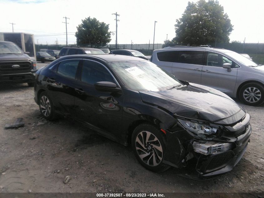 2019 HONDA CIVIC HATCHBACK LX - SHHFK7H33KU405672