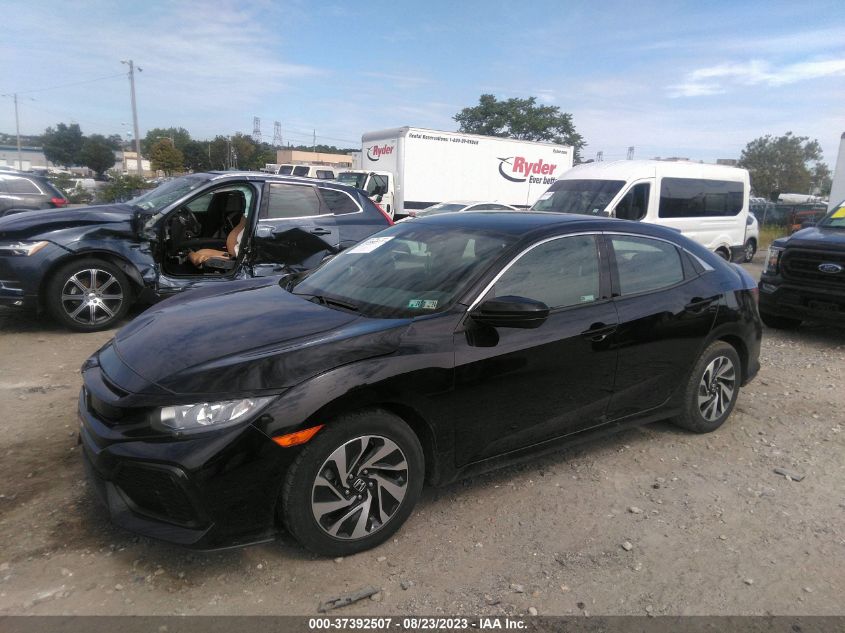 2019 HONDA CIVIC HATCHBACK LX - SHHFK7H33KU405672