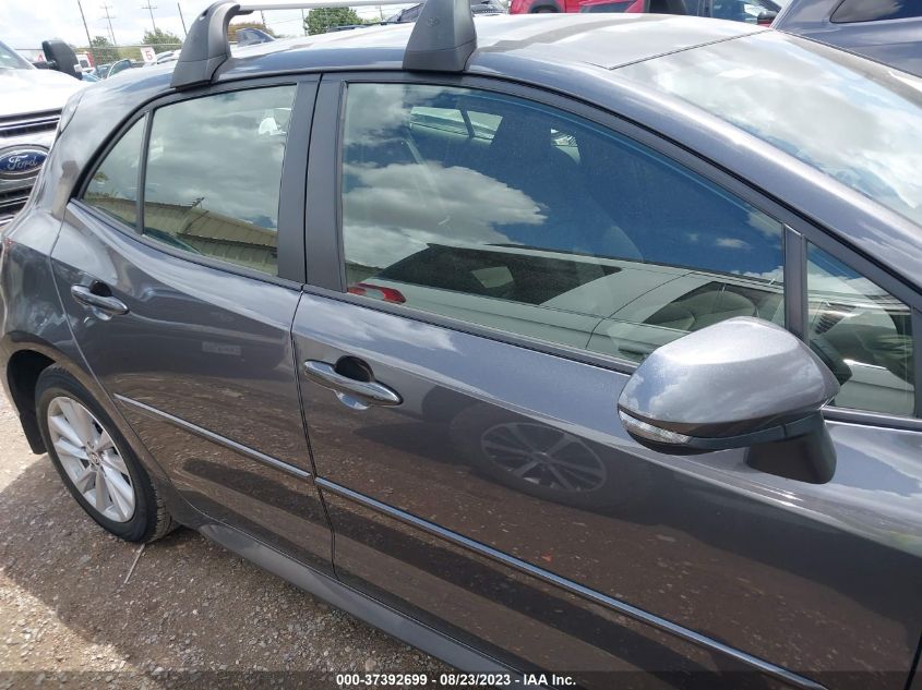 2023 TOYOTA COROLLA HATCHBACK SE JTND4MBE2P3193682